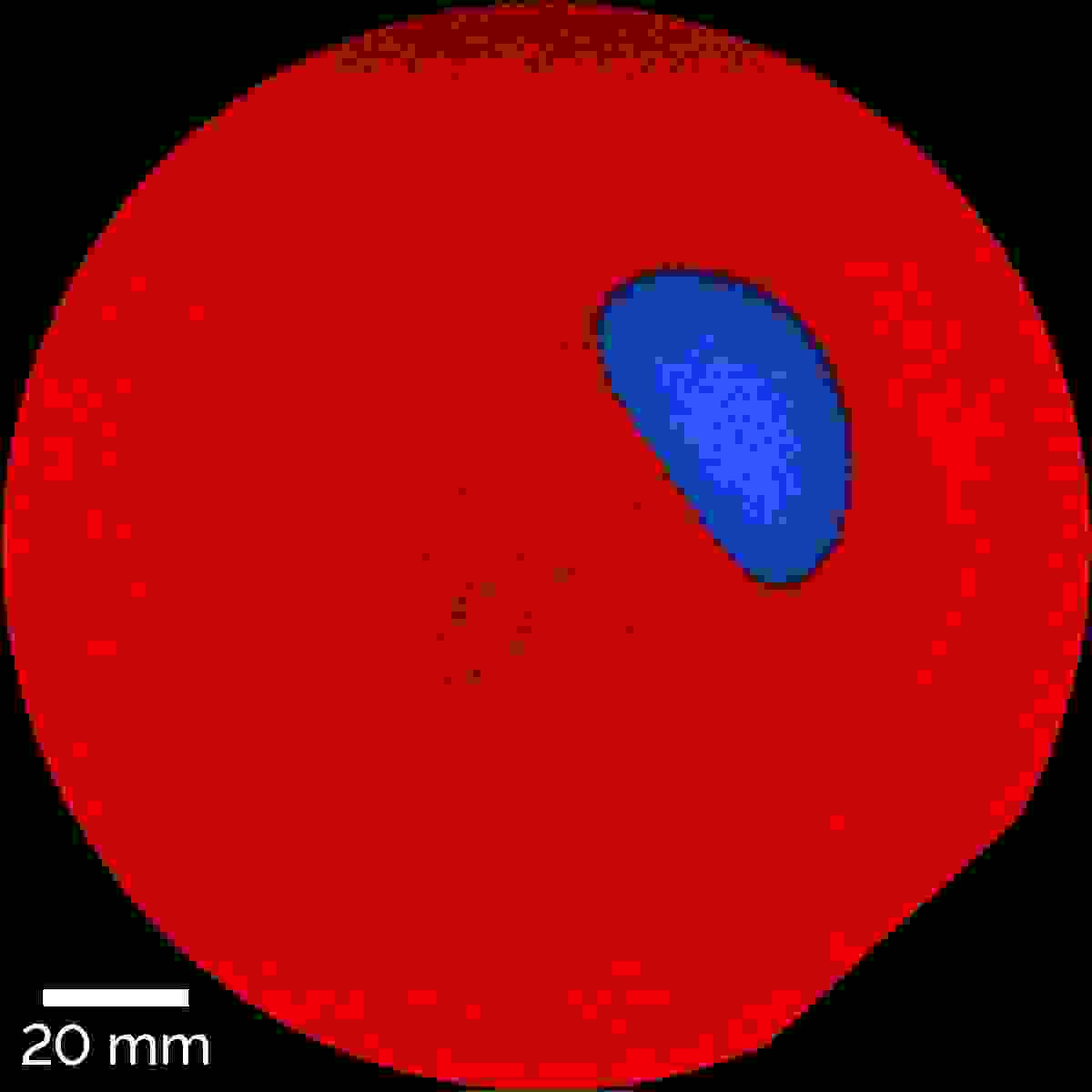 Konfokales Raman-Bild eines 150 mm SiC-Wafers